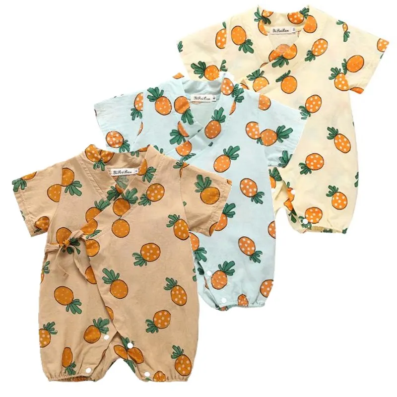 Korean Version baby clothes Infant Bodysuit newborn Baby Print Pattern Clothes Unisex Jumpsuit boy 1 Year Costume |