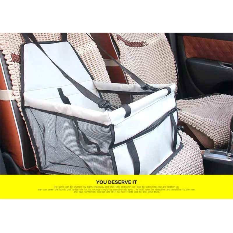 Pet Safety Seat Dog Cat Car Carrier Mat Travel Puppy Handbag Waterproof Travel Bag Breathable Mesh Sided Bag Safe Carry House