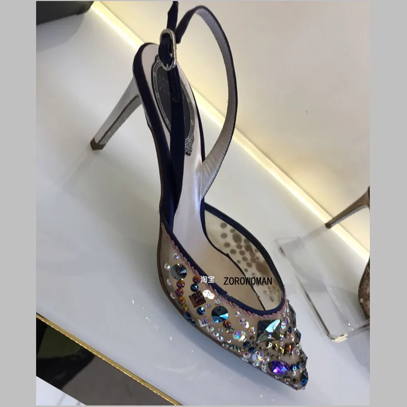 Горячая 2017 Новые Весна Лето Обувь Женщина Стороны Пряжки Насосы мелкой Острым