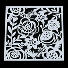 DIY альбом изготовление карт ремесла канцелярские принадлежности роза цветы Layering трафареты аэрограф шаблон для художественной живописи