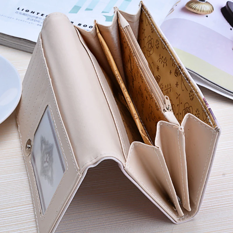TAKEM PU Leather Women hasp Long Eiffel Tower Wallet Purse Female Wallets Card Holder coin cash bag Portefeuille femme | Багаж и сумки