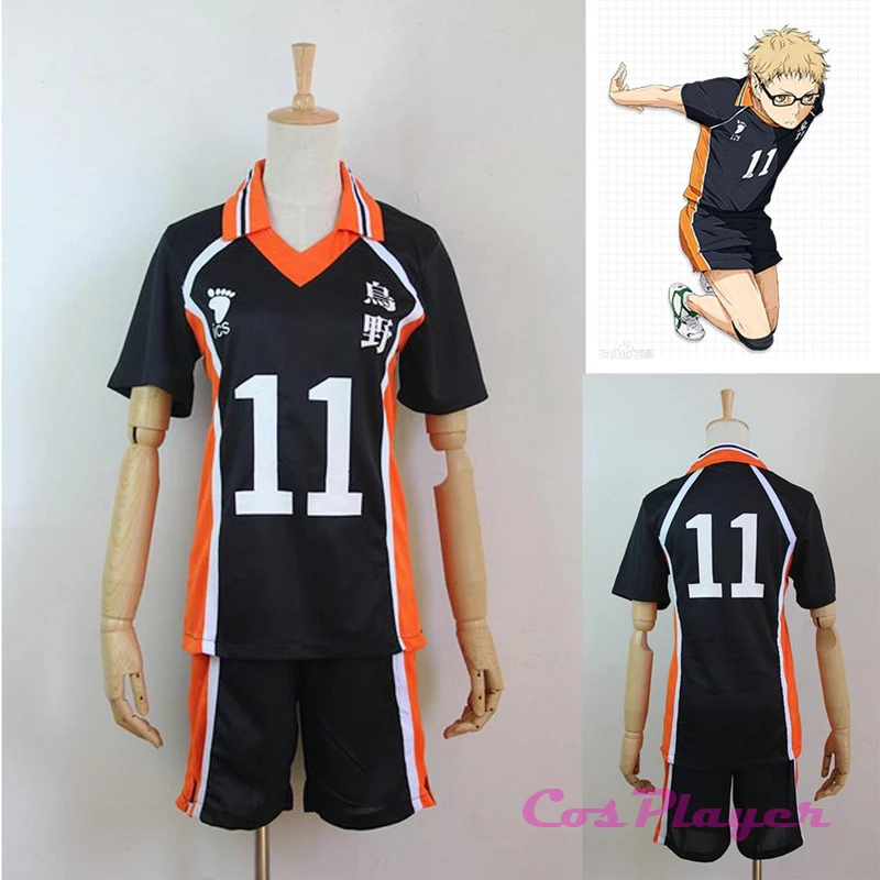 Новое Прибытие Аниме Haikyuu Karasuno средней Школы Клуба! косплей Костюм Цукисима кей №