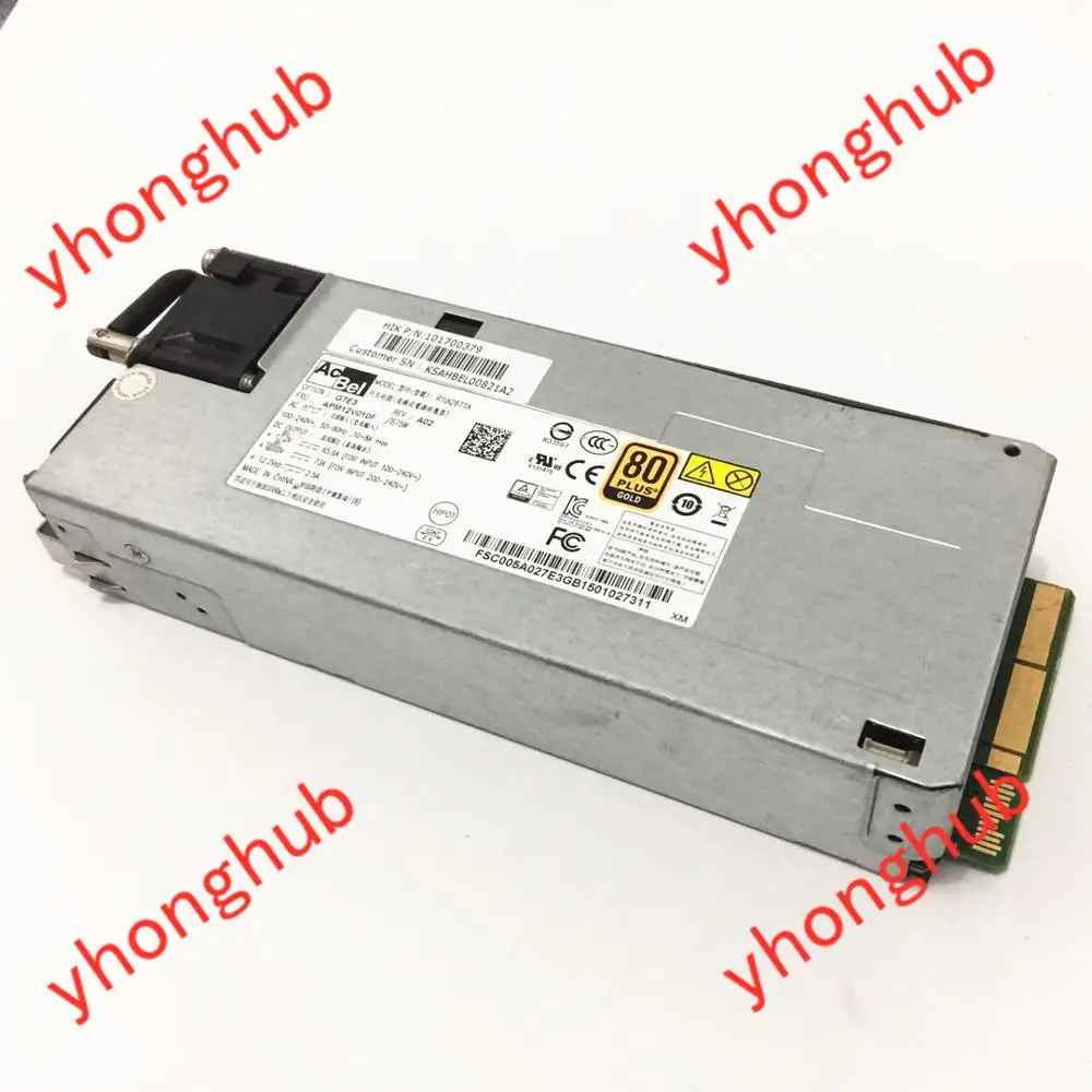 Acbel Polytech R1IA2871A APM12V010F сервер Питание 875W блок сервера|server power supply|supply powerpower supply unit |
