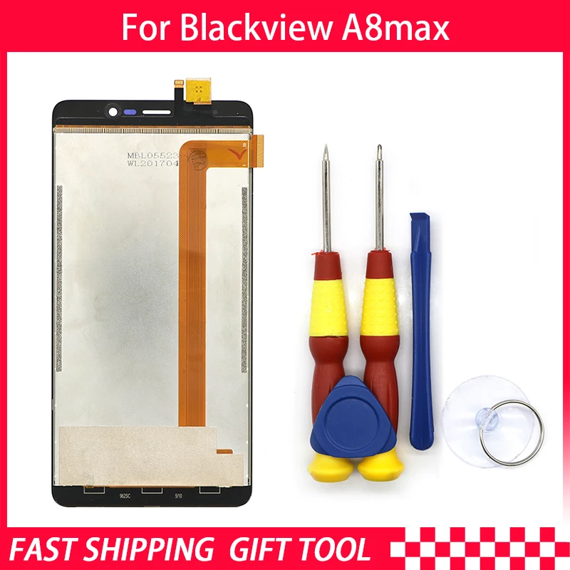 Новый оригинальный ЖК-дисплей Blackview A8 Max с сенсорным экраном в сборе для Blackview A8 Max инструмент + клей 3M