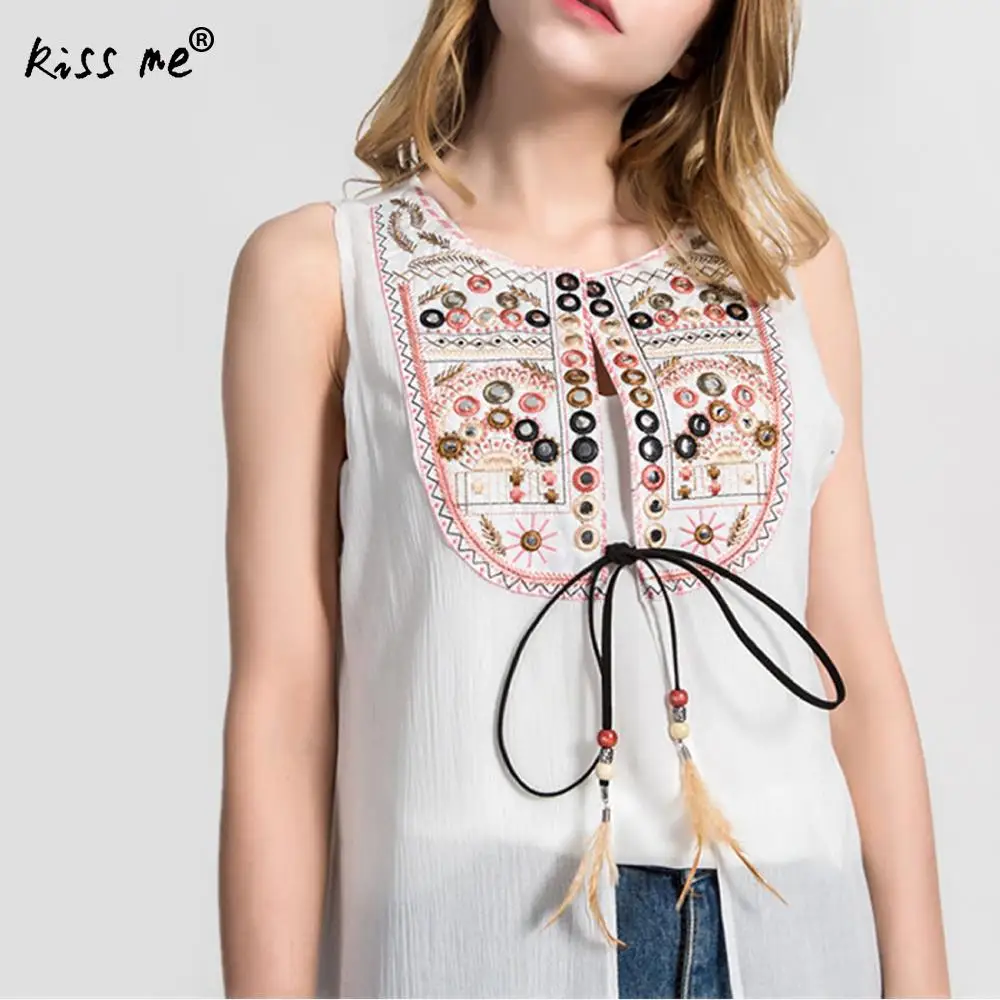 Белый длинный шифоновый женский кардиган черного цвета на шнуровке Пляжная