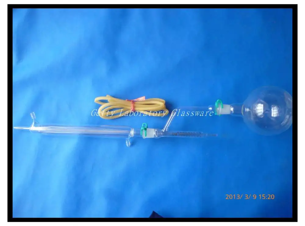 Дрин Старк ловушка 10 мл (определение влажности) с конденсатор Liebig 300 мм и колбой