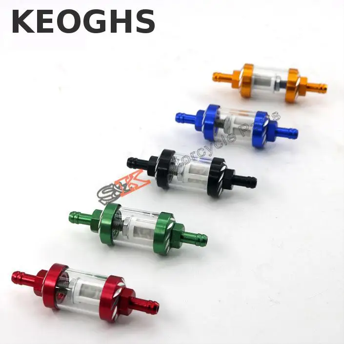 Keoghs Cnc универсальные топливные фильтры скутер картинг 92 мм 8 мм масляный фильтр грязь/питбайк Мотоцикл Мотокросс Atv Quad Ktm Kawasaki