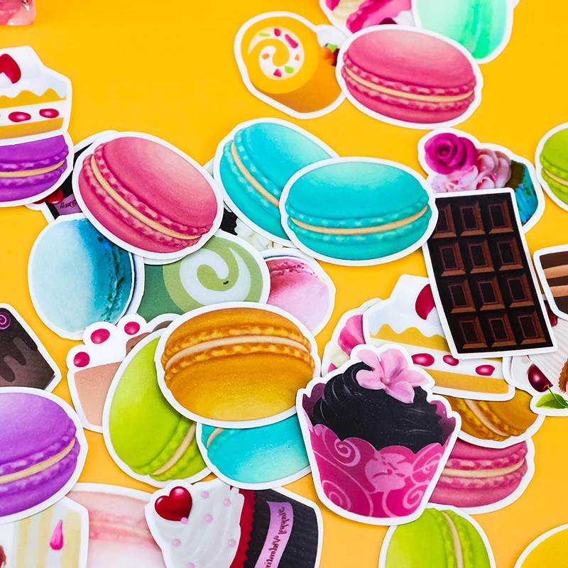 41 шт. Необычные милые самодельные наклейки десерт|Канцелярские наклейки| |