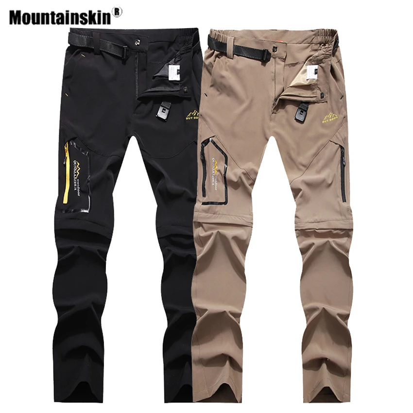 Мужские быстросохнущие брюки Mountainskin спортивные для активного отдыха рыбалки