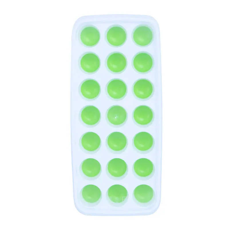 21 Сетка Силиконовый Лоток с формой для кубиков льда прозрачной крышкой летняя