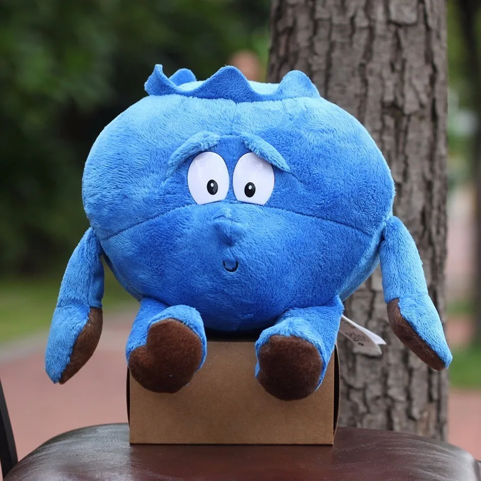 Blueberry Новые фрукты овощи лимон ананас горох сельдерей цветная капуста " Мягкие плюшевые игрушки куклы - Цвет: Blueberry