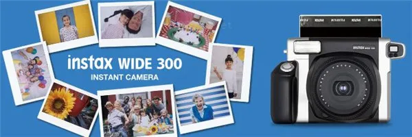 Fujifilm Instax Wide 300 мгновенных Фильм Фото Камера(черный