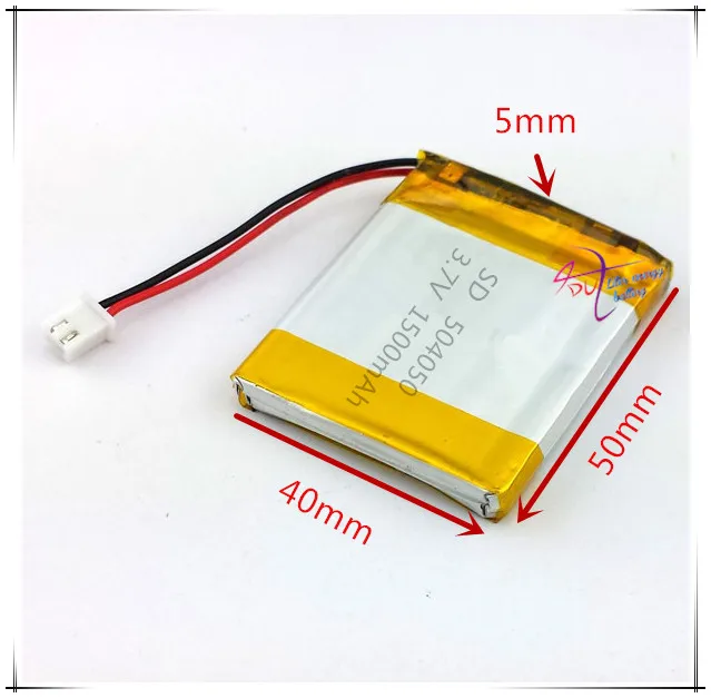 Li-po XHR-2P 2,54 1500 mAh 3,7 V 484251 полимерная батарея 504050 история машины вождения рекордер