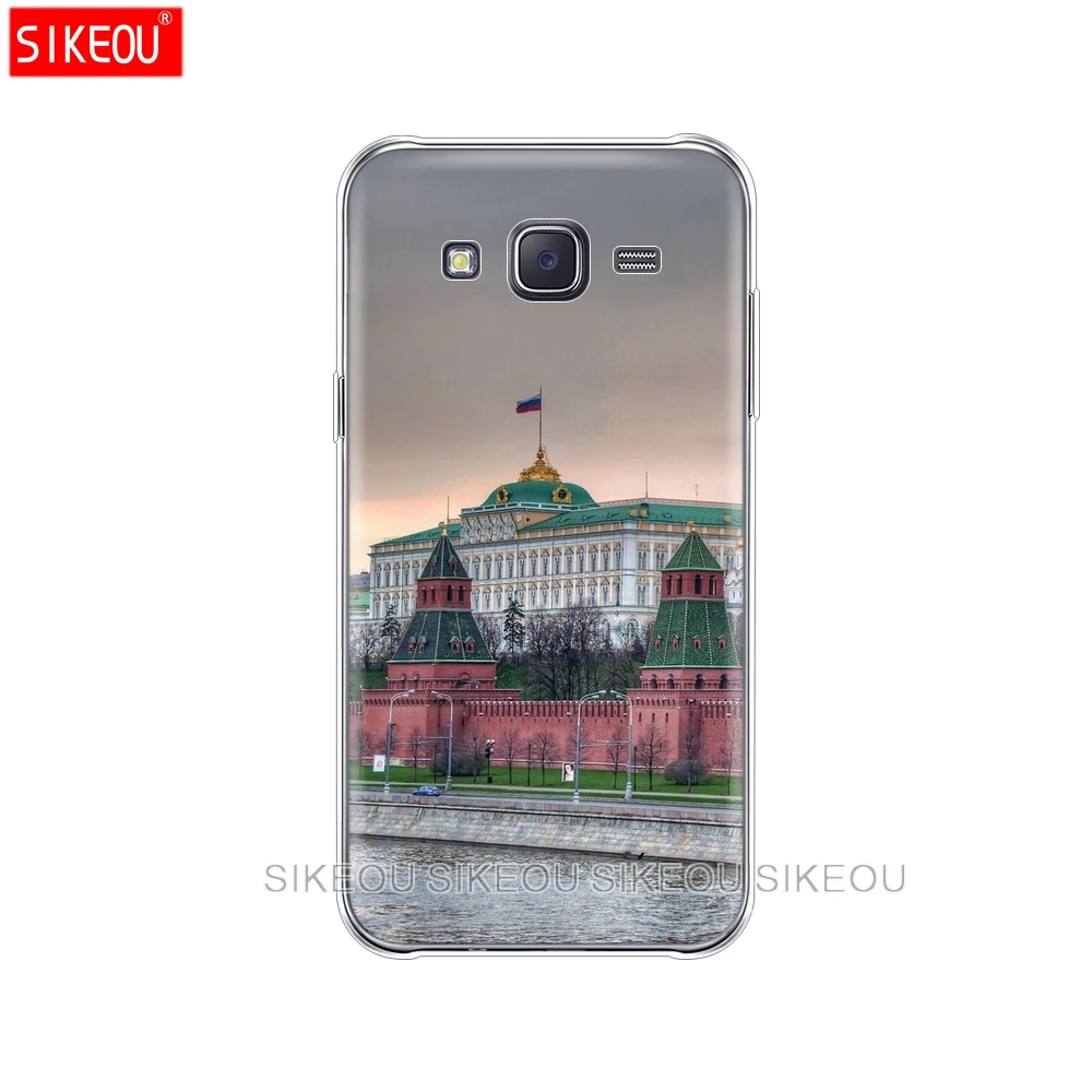 Силиконовый чехол для телефона Samsung Galaxy J1 J2 J3 J5 J7 MINI 2016 2015 prime с российским флагом и