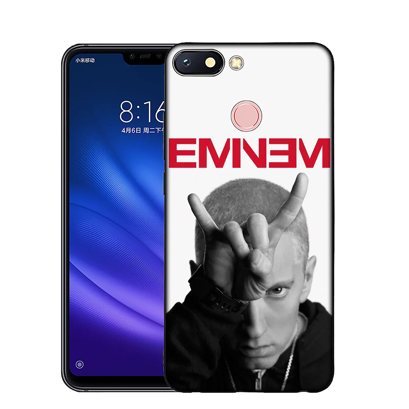 IYICAO Signed Hip Hop Rapper Eminem Soft Silicone Case for Xiaomi Mi 9 8 A2 Lite A1 6 pocophone f1 MAX 3 mi9 mi8 mia2 |