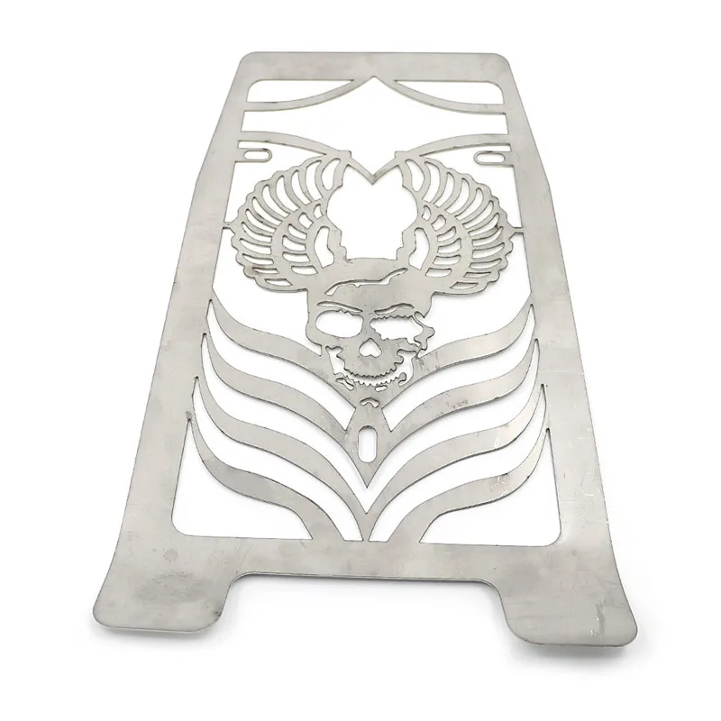 Череп стальной Охлаждающий радиатор решетка Защитная крышка для YAMAHA Vstar XVS650 Dragstar