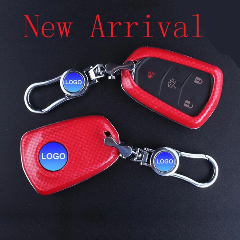 17 изящный красивый стильный чехол для автомобильного ключа Cadillac из углеродного