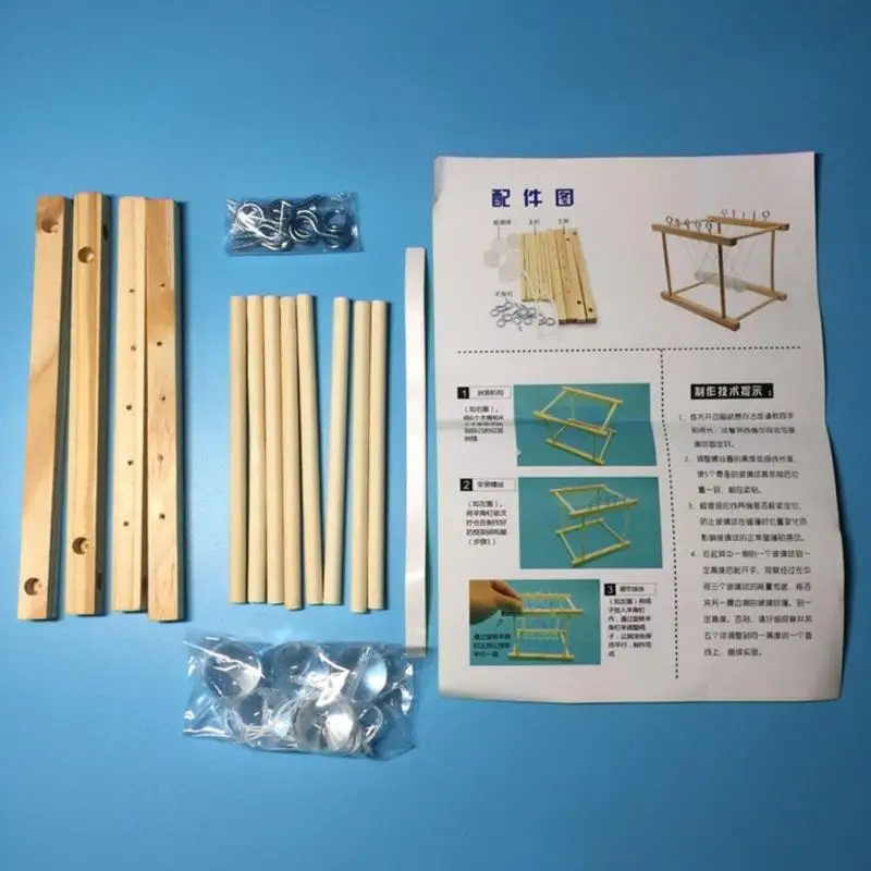 Парта маятник DIY маятник Ньютона Баланс шары Физика Наука Колыбель развивающие игрушки