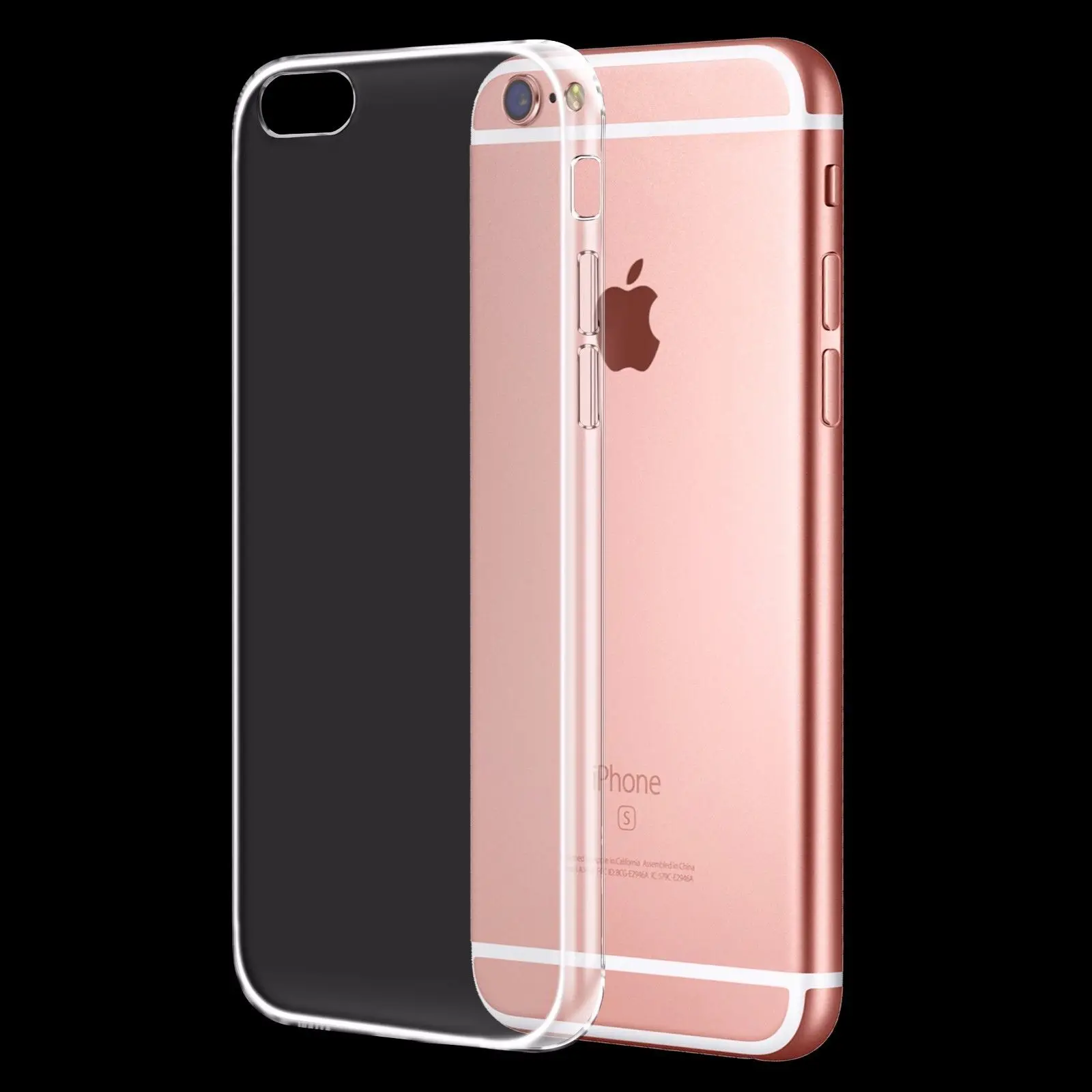 TopArmor прозрачный Кристальный ТПУ Мягкий силиконовый чехол для iPhone X 8 7 6 5 гладкий