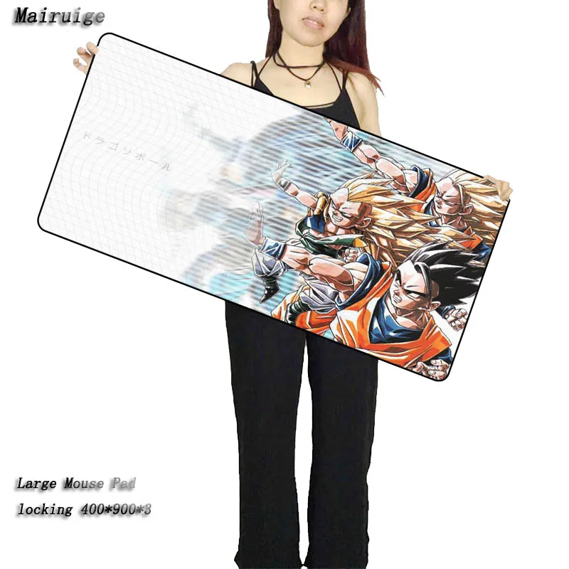 300X700X2MM Mairuige Dragon Ball Z большой игровой Мышь Pad замок края Мышь pad Скорость/Управление Мышь коврик для CS GO лига ноги Dota 4 Размеры - Цвет: 300X700X2MM
