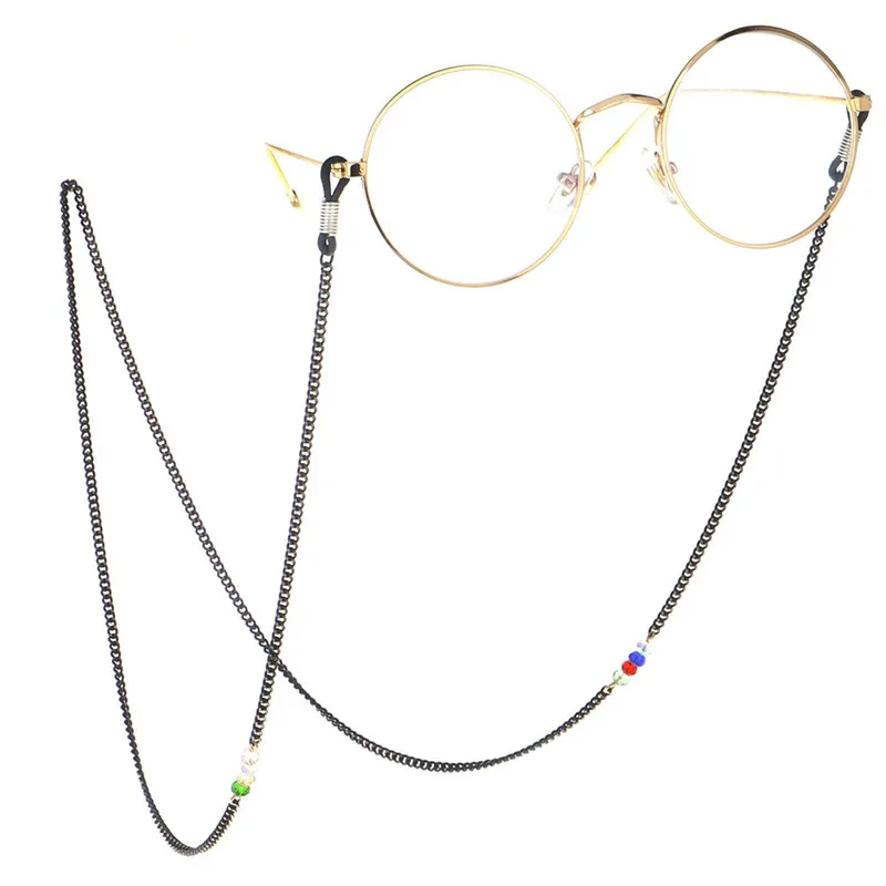 

Imixlot 4 Styles Glasses Metal Chain Women Men Metal Sunglasses Pearl/Beaded/Crystal Eyeglass Lanyard Hold Strap Eyewear Rope