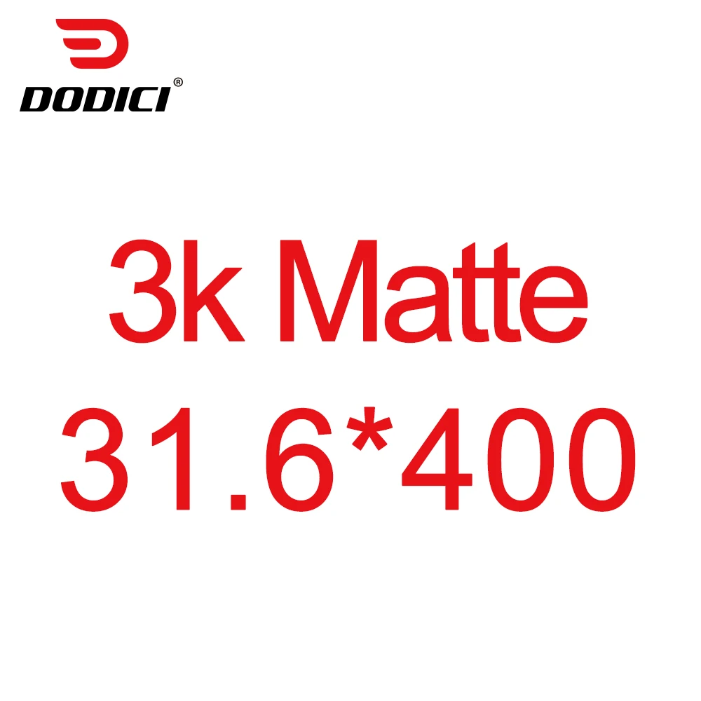 3k Matte 31.6x400mm DODICI горный велосипед углерода подседельный штырь углеродного волокна стойка сиденья велосипеда дорога MTB части 27,2/30,8/31,6*350 мм смещение 5 - Цвет: 3k Matte 31.6x400mm
