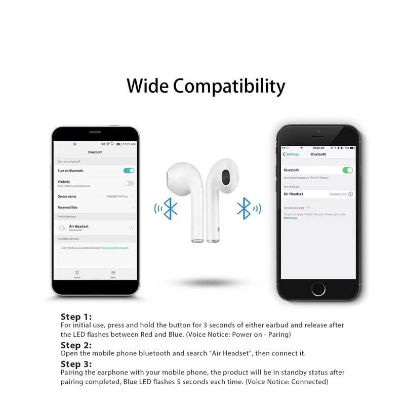 Новые мини i8 tws Bluetooth наушники с зарядной коробкой спортивные беспроводные