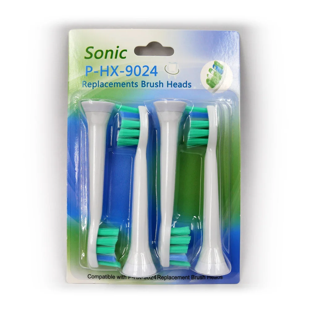 4 шт. Съемные насадки для зубной щетки HX9024 для Philips Sonicare Алмазная очистка гидроочистка электрическая зубная щетка головки