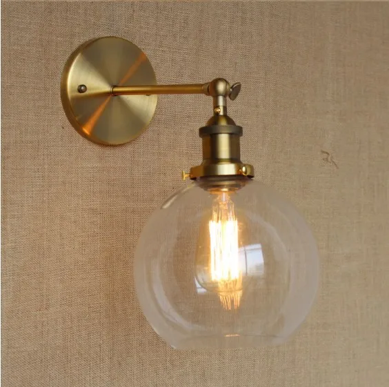 Настенный винтажный настенный светильник 60 Вт из латуни|vintage wall light|wall lightedison sconce |