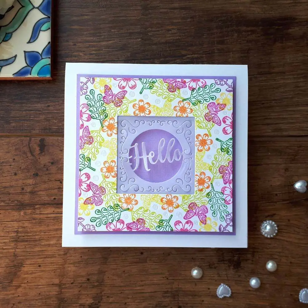 &quotHello&quot &quotSmile&quot &quotHappy birthday&quot Words Frame Metal Cutting Dies for Scrapbooking DIY Album Paper Card Making Decoration New