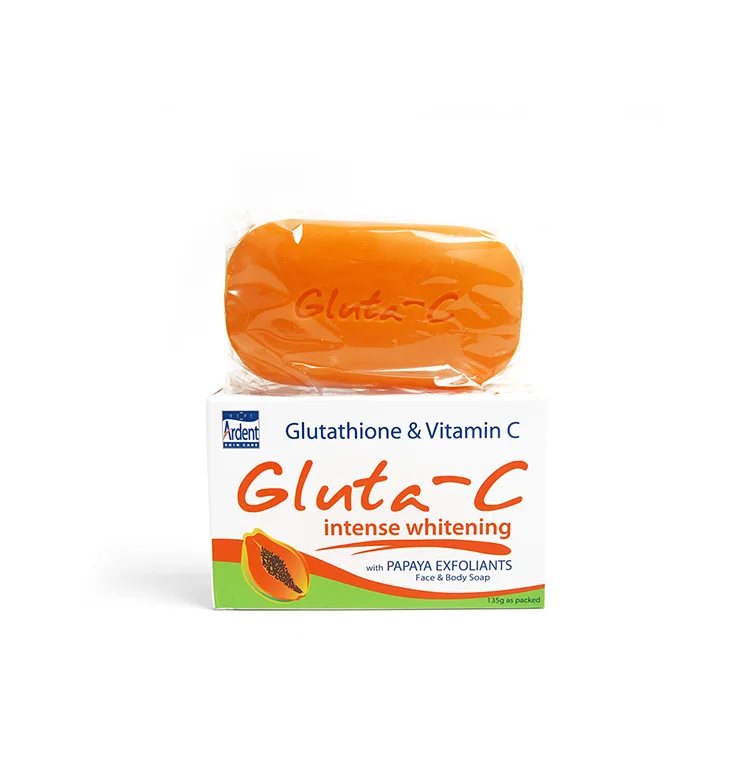 Оригинальное Филиппинское Gluta C мыло для тела лица 135 г папайя развевает роговой и увлажняющее Отбеливающее мыло