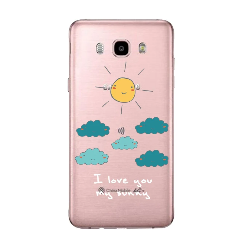 Beach Soft Clear TPU Phone Case For Samsung J3 J5 J7 S6 S7 S8 note8 A3 A5 C7 J2prime Girafee Cloud Prinetd Cover Free Shipping | Мобильные