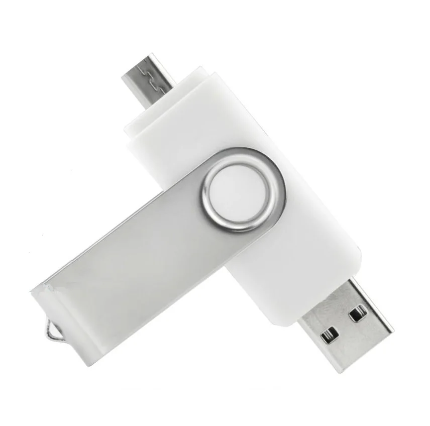 Логотип на заказ) телефон Otg Usb флэш-накопитель 4 ГБ 8 ГБ 16 ГБ 32 ГБ флешки DHL