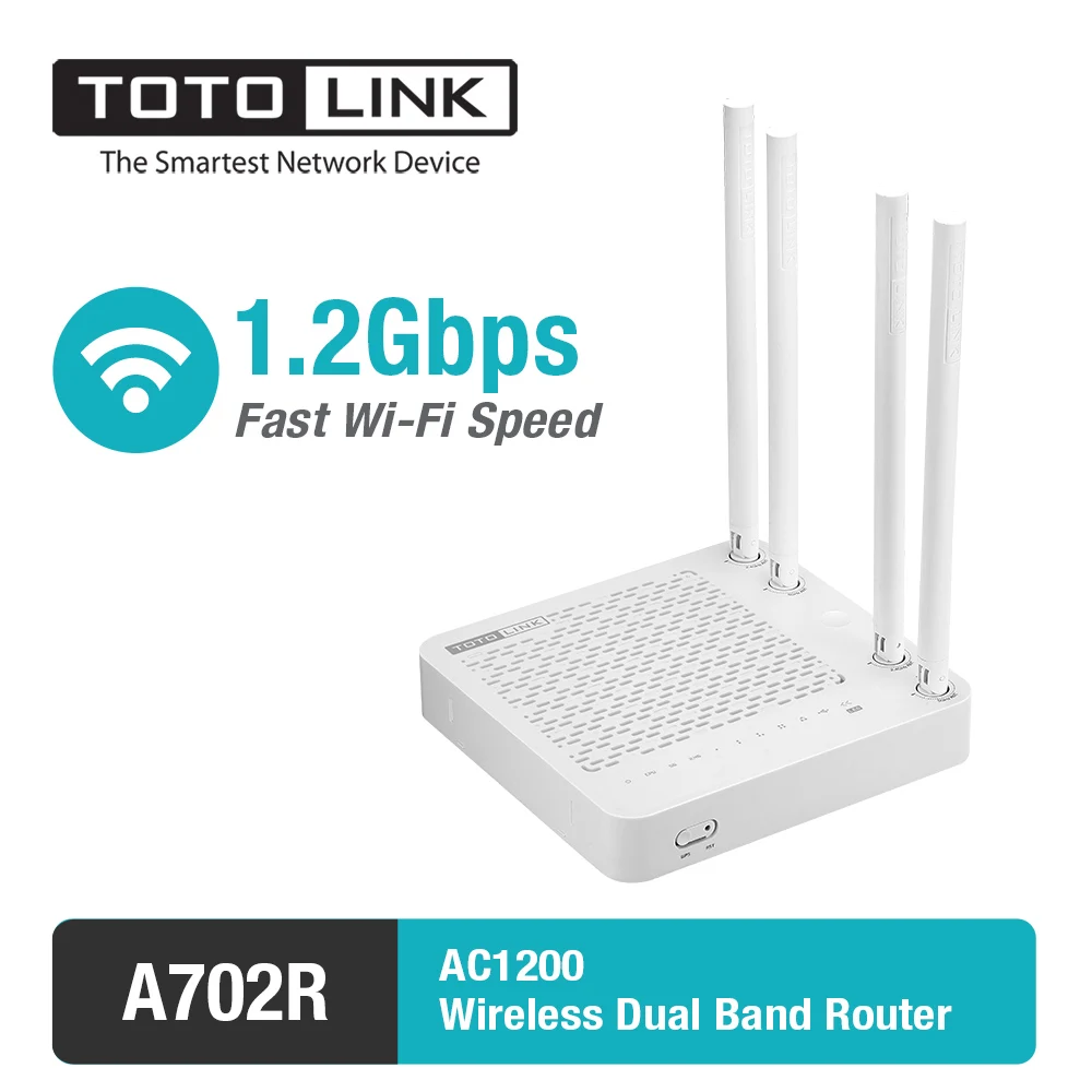 TOTOLINK a702r ac1200mbps Dual Band с высоким Мощность Wi Fi маршрутизатор ретранслятор и точка