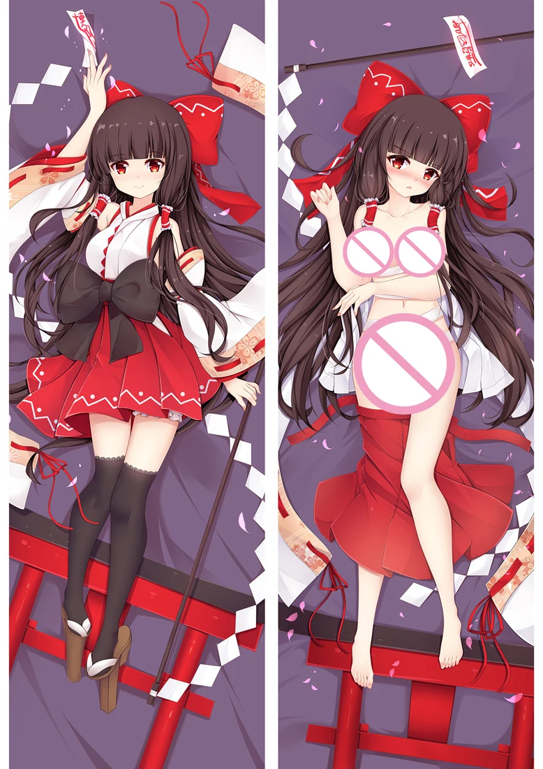 2017 August Anime TouHou Project Hakurei Reimu воплощение алого дьявола Подушка Dakimakura чехол Чехол для