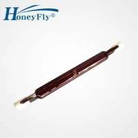 honeyfly 2pcs j118 400v 400w600w infrared halogen lamp bulb tube twin spiral for heating drying quartz tube glass