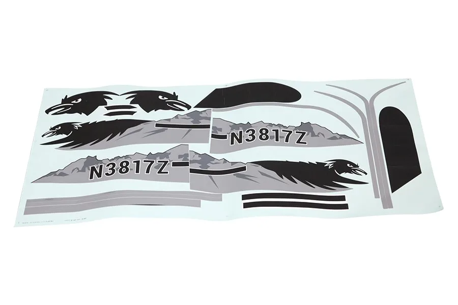 

FMS 1700mm 1.7m PA-18 J3 Piper Decal Sheet Stickers FMSRM114 RC Airplane Hobby Model Plane Spare Parts PA18