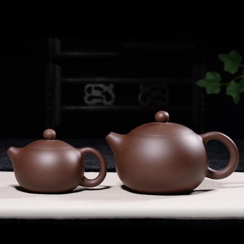 

120/300ML Yixing Purple Clay Teapot Raw Ore Purple Mud Xishi Pot Vintage Drinkkware Kung Fu Tea Set Zisha Pots for Birthday Gift