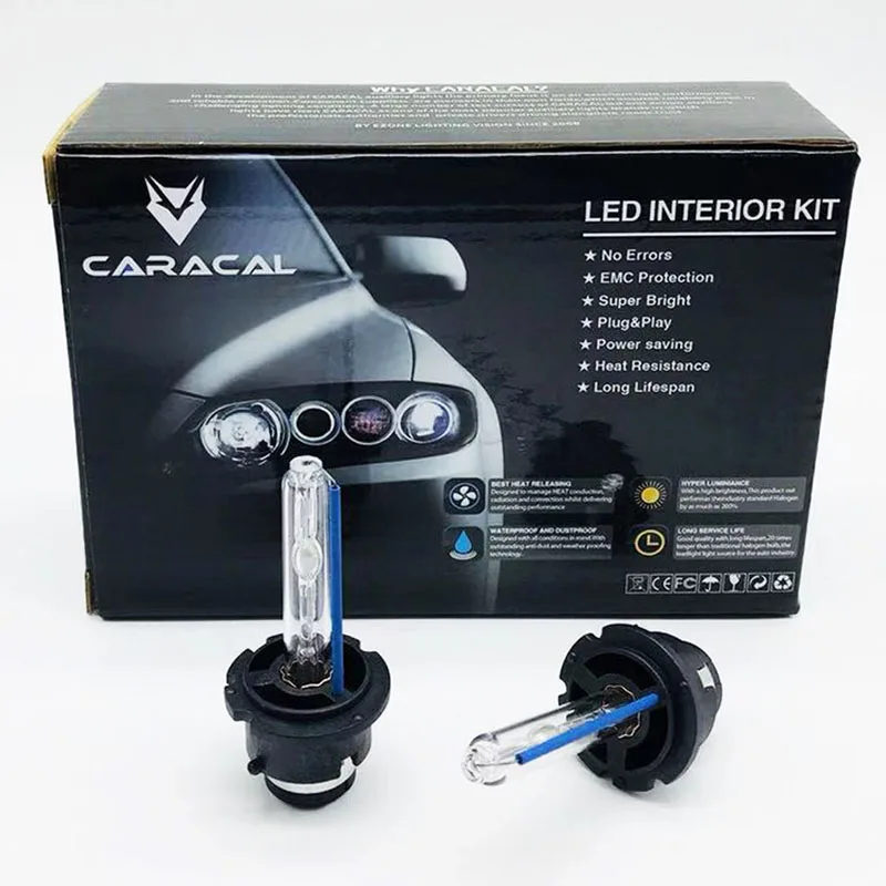 2 x D2S оригинальные CARACAL ксеноновые лампы Замена для PHILIPS GE 6000K совместимый 85122 66040