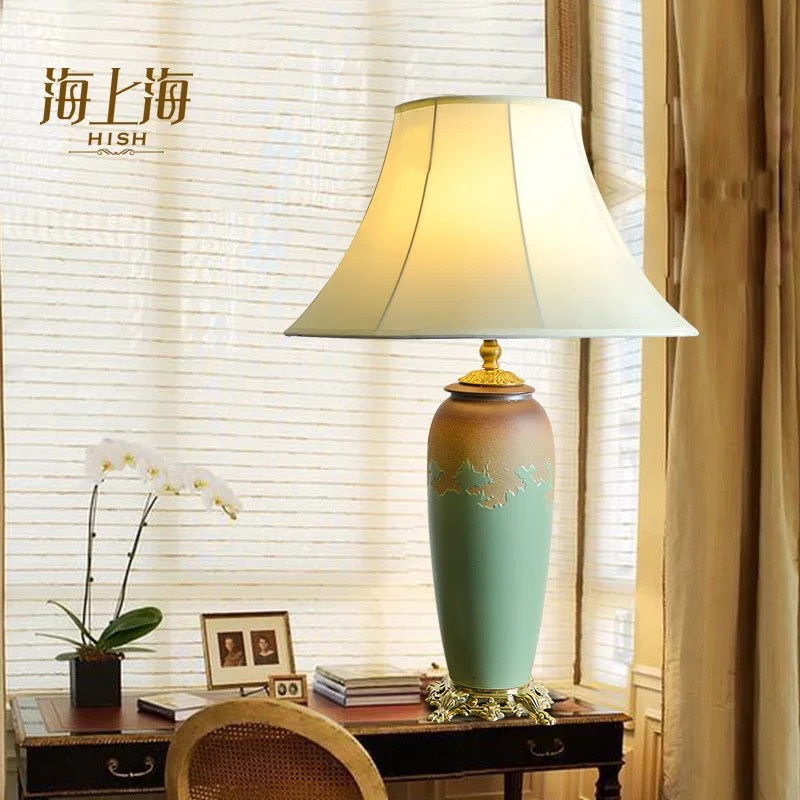 В европейском стиле керамики настольная лампа гостиная кабинет Декоративная |