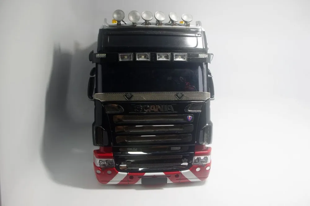 Декоративная защитная сетка на переднее стекло для грузовика scania R/C для грузовика tamiya 1/14th scale rc scania r620 56323 r470