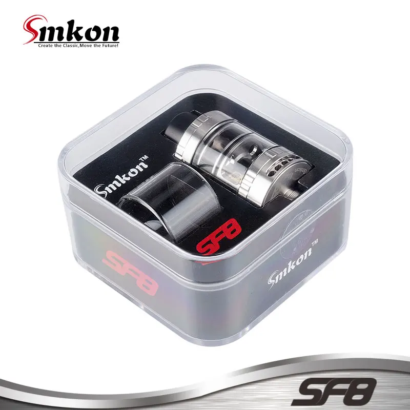 Оригинальный Smkon SF8 RTA бак 2 мл 24 мм диаметр столба 4 отверстия сборка палуба сверху