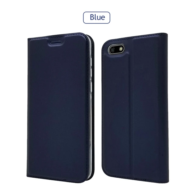 ZROTEVE Чехлы huawei Y6 Чехол Флип Бумажник кожаный чехол s Y 5 6 Coque Флип Магнитный чехол huawei Y5 Y6 Prime чехол для телефона - Цвет: Blue