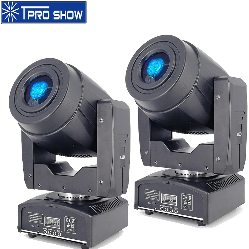 

Moving Head 90W 2Pcs LED Spot Lighting Lyre Beam Prism Gobo Stage Light Effect MINI Disco Light Projector for Club Party Wedding