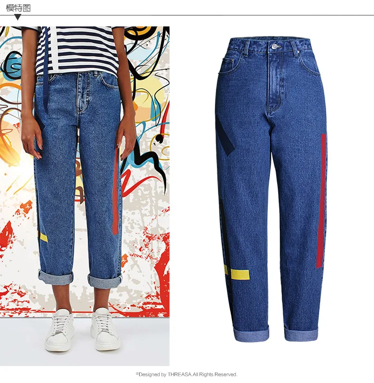Новинка 100% хлопковые джинсы для женщин в стиле бойфренд сексуальные