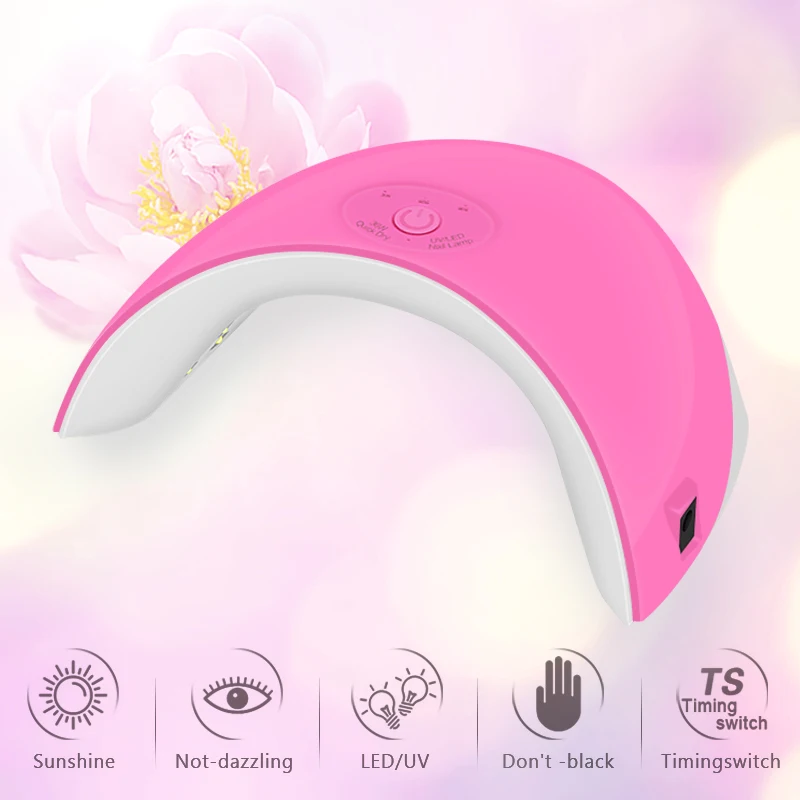 Glitter girl 36W Nail Dryer UV Led Lamp Gel Polish Curing for Manicure Varnish Machine Art Salon Tools | Красота и здоровье