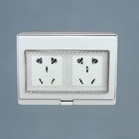 250v10a ip55 report ce wall waterproof dust proof power socket electrical weather resistant outdoor outlet grounded