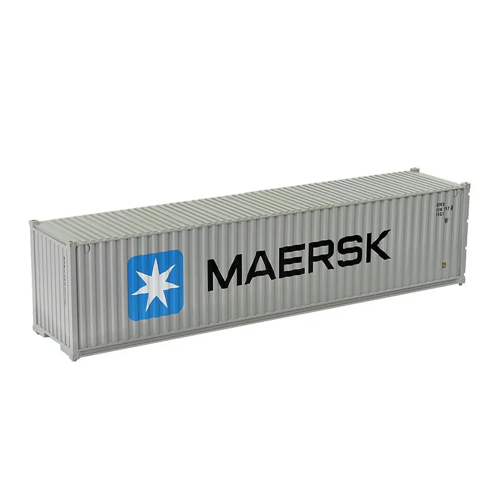 3 шт. различные 40-футовые контейнеры для перевозки грузов по шкале Maersk Hapag-Lloyd MSC 1: 87 грузовых автомобилей модели поездов