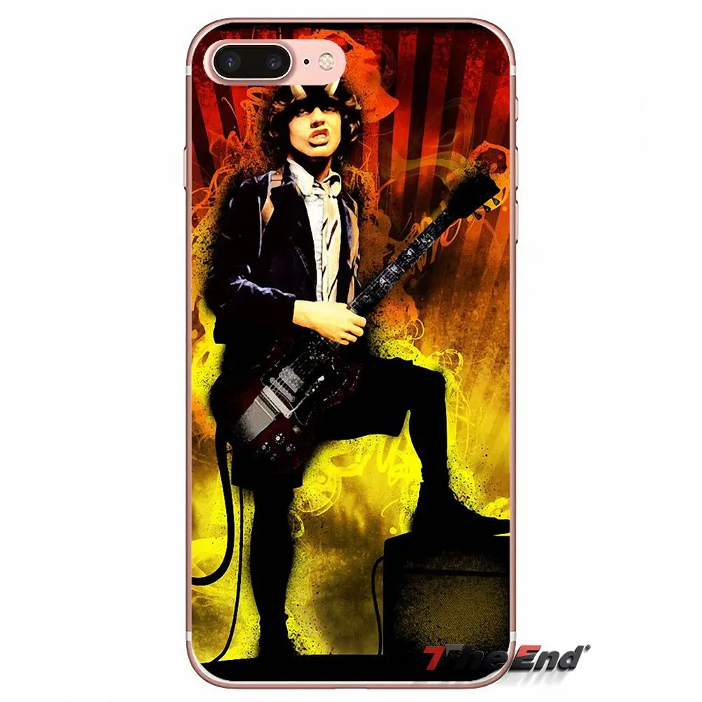 AC DC Malcolm Angus Young Bon Scott чехол для Xiaomi Redmi 4 3 3S Pro Mi3 Mi4 Mi4i Mi4C Mi5 Mi5S Mi Max Note 2 | Мобильные