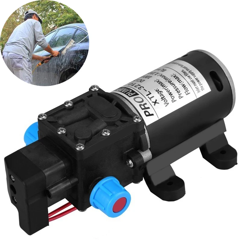 12V 100 Вт высокой мощности Давление крыльчатки водяного насоса 160Psi 8Lpm караван